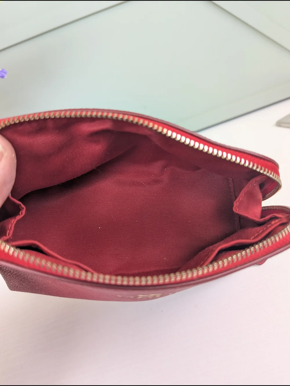 Coach cosmetic case